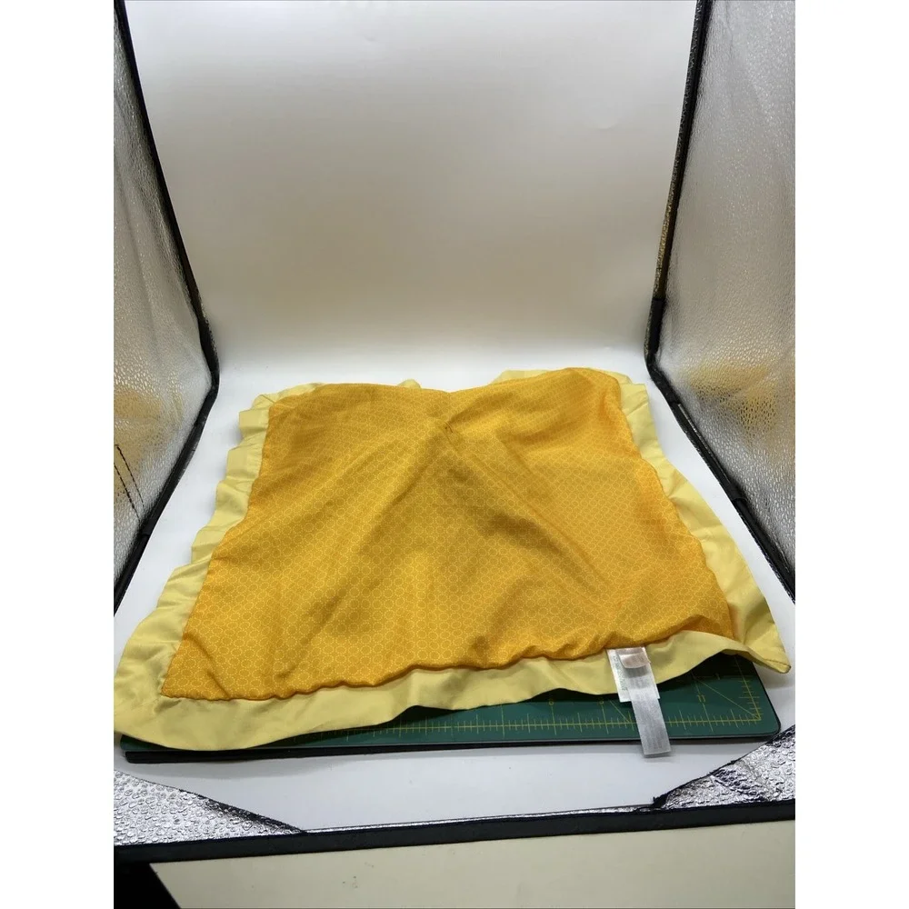 Disney Baby Red Yellow Trim Crinkle Mickey Mouse Plush Security Blanket Lovey